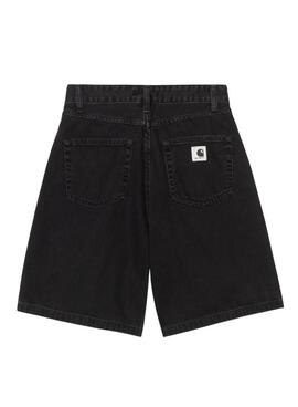 Bermudas Carhartt Alta negro para mujer