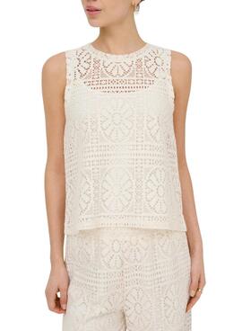 Top Only Llian blanco para mujer