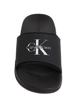 Sandalias Calvin Klein Jeans Slide negro para hombre