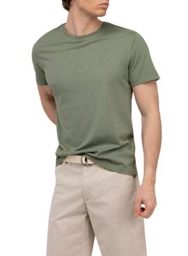 Camiseta El Ganso Dyed verde para hombre
