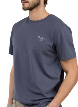 Camiseta El Ganso Peces azul para hombre