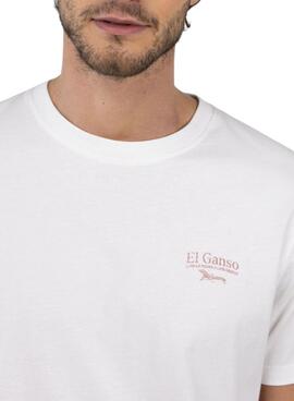 Camiseta El Ganso Hamacas blanco para hombre