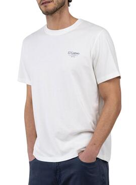 Camiseta El Ganso Peces blanco para hombre