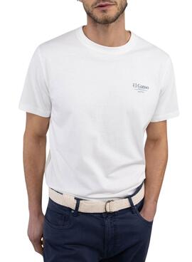 Camiseta El Ganso Peces blanco para hombre