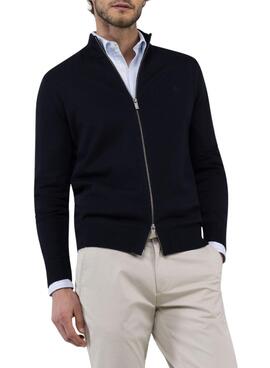 Cárdigan El Ganso azul marino para hombre