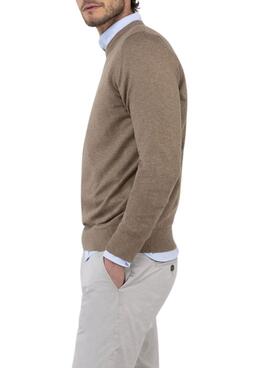 Jersey El Ganso cuello caja topo para hombre