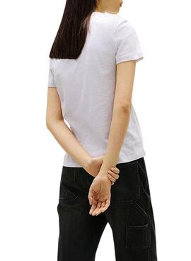 Camiseta Tommy Jeans Bubble gris para mujer