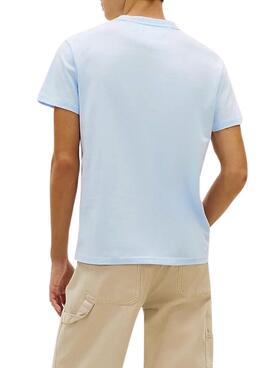 Camiseta Tommy Jeans Vintage logo azul para hombre