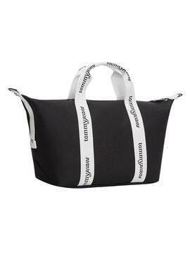 Bolso Tommy Jeans Essential Mini tote negro para mujer