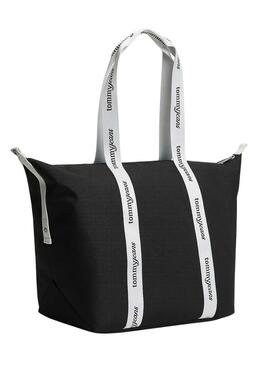 Bolso Tommy Jeans Essential tote negro para mujer