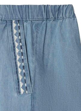 Pantalón Pepe Jeans Ivy azul denim para niña