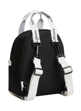 Mochila Tommy Jeans Essential mini negro para mujer