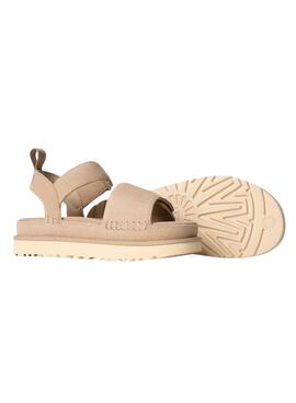 Sandalias UGG Goldenstar beige para mujer