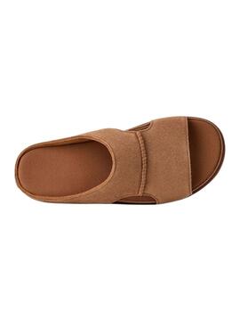 Sandalias UGG Goldenstar Hi Cutout Slide Chestnut para mujer