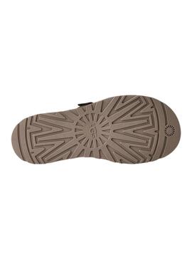 Sandalias UGG GoldenGaze Toe Post gris para mujer