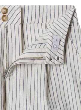 Shorts Pepe Jeans Izzy raya diplomática beige para niña