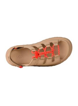 Sandalias UGG GoldenGlow Toggle tostado para mujer