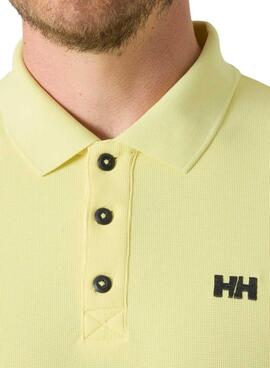 Polo Helly Hansen Driftline amarillo para hombre