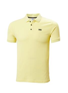 Polo Helly Hansen Driftline amarillo para hombre