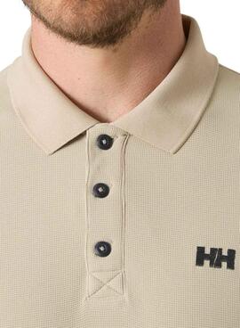 Polo Helly Hansen Driftline beige para hombre