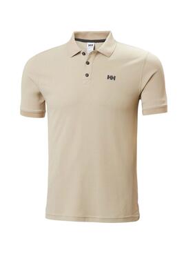 Polo Helly Hansen Driftline beige para hombre