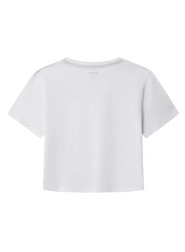 Camiseta Pepe Jeans Giana blanco para niña
