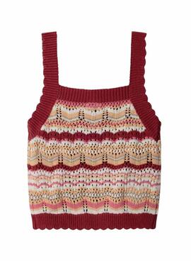 Top de tirantes Pepe Jeans Hyo rojo para niña