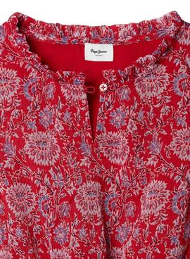 Vestido Pepe Jeans Iliana rojo para niña
