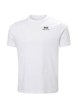 Camiseta Helly Hansen Core blanco para hombre