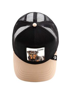 Gorra Goorin Bros The Guard Dog negro y beige para hombre