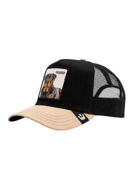 Gorra Goorin Bros The Guard Dog negro y beige para hombre