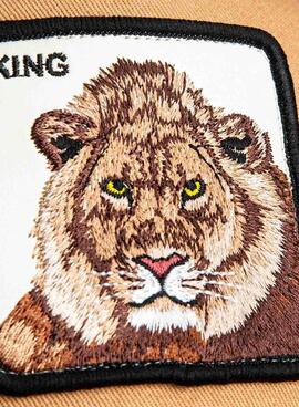 Gorra Goorin Bros King beige y marrón para hombre