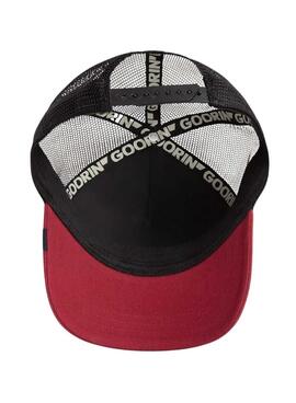 Gorra Goorin Bros Beware negro y rojo para hombre