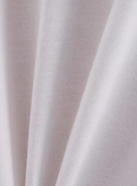 Camiseta New Balance oversize blanco para mujer