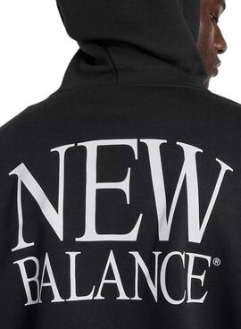 Sudadera New Balance Logo negro para hombre