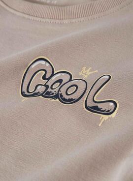 Camiseta Name It Digro camel para niño