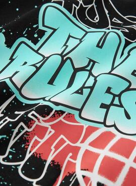 Camiseta Name It Flynn negro para niño