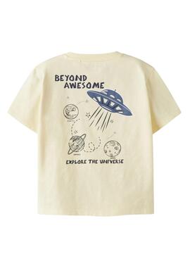 Camiseta Name It Dib amarillo para niño