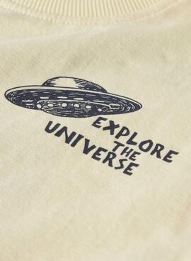 Camiseta Name It Dib amarillo para niño