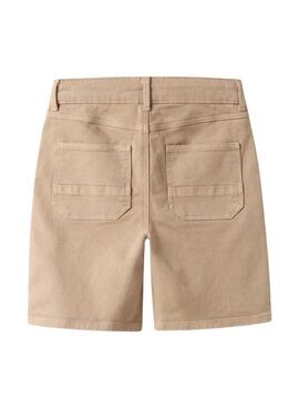 Bermudas Name It Ryan camel para niño