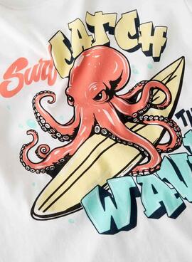 Camiseta Name It Fane blanco para niño