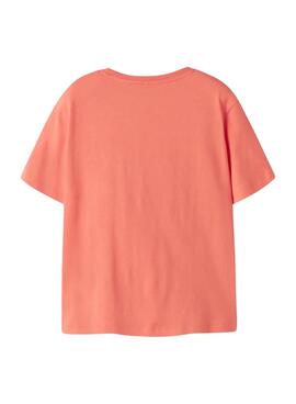 Camiseta Name It Fane naranja para niño