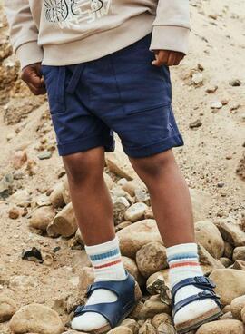 Bermudas Name It Dikan azul marino para niño