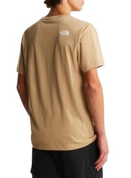 Camiseta The North Face Evo beige para hombre