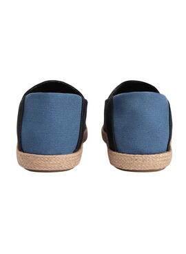 Alpargatas Tommy Hilfiger Core con logo negro para hombre