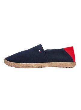 Alpargatas Tommy Hilfiger Core con logo marino para hombre