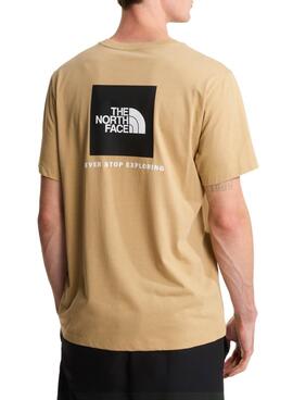 Camiseta The North Face Evo box beige para hombre
