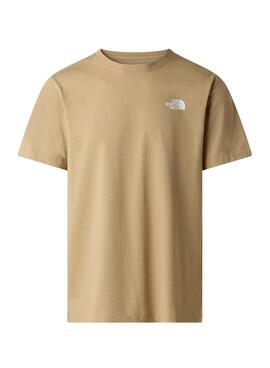 Camiseta The North Face Evo box beige para hombre