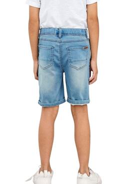 Bermudas denim Name it Ryan Jogger azul para niño