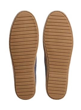 Alpargatas Tommy Hilfiger Chambray marino para hombre